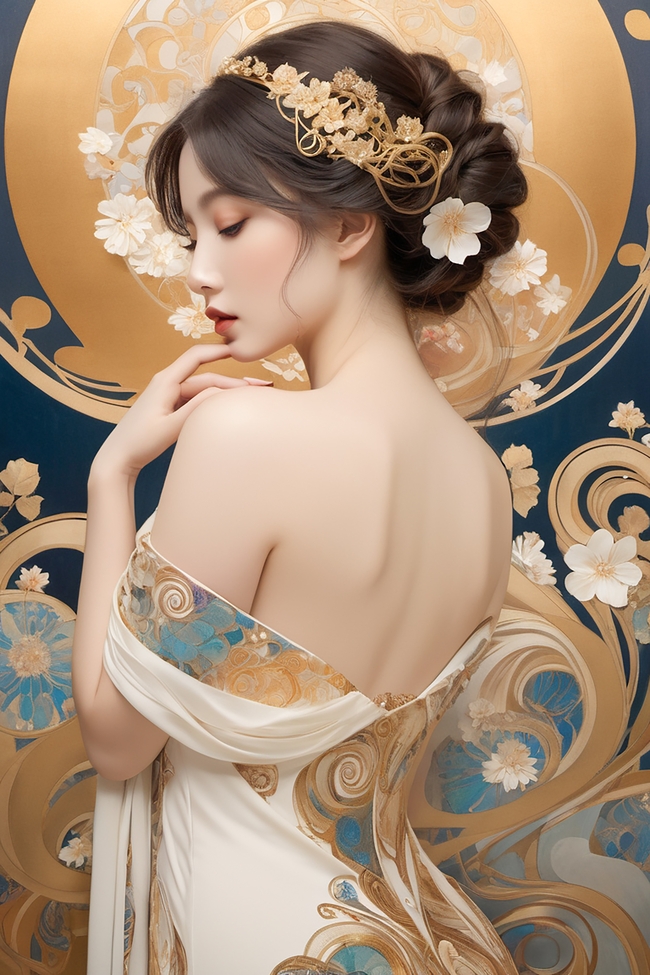 性感时尚古典风格美女人体艺术图片