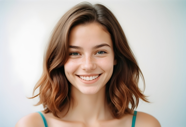 欧美清纯微笑美女写真图片