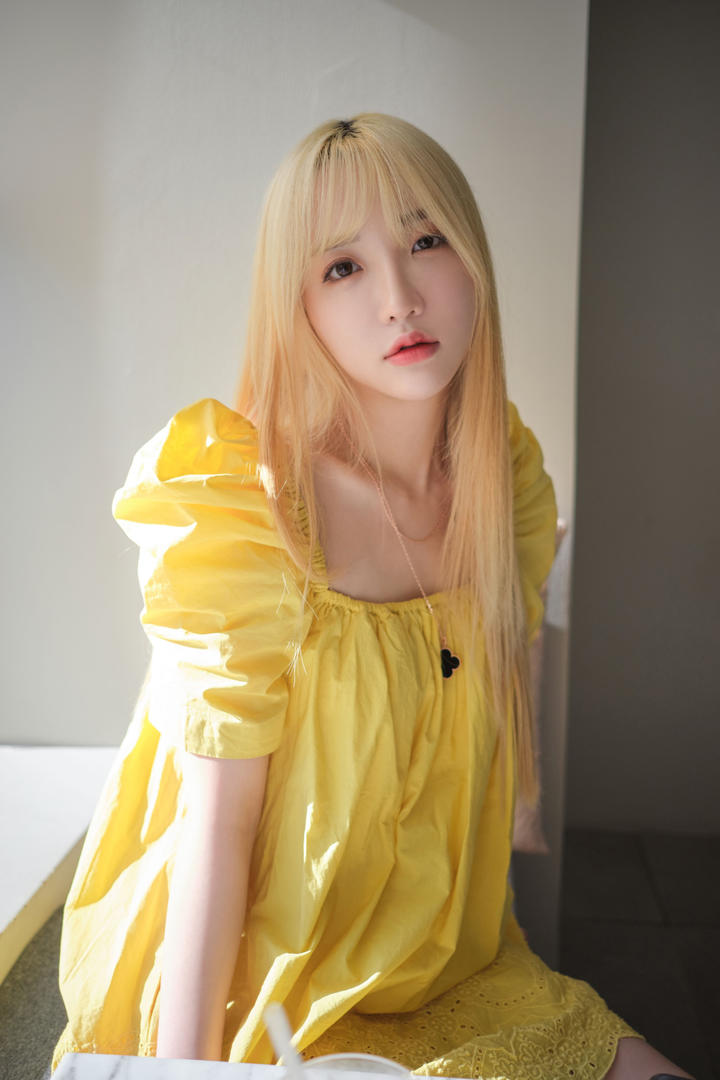 韩国金发美女模特mm131美女图片