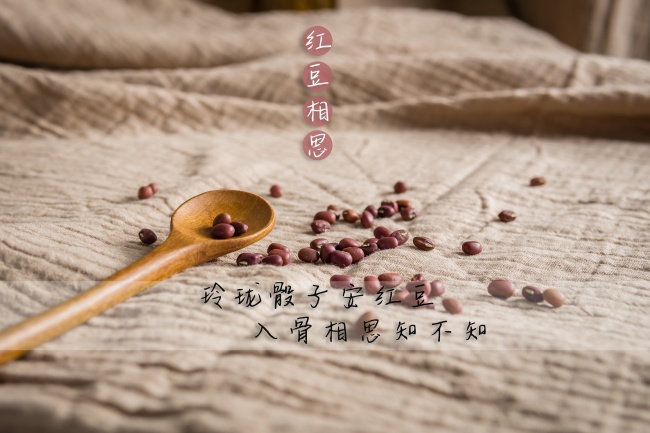 红豆相思文字图片