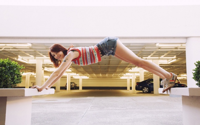 九头身长腿美女图片