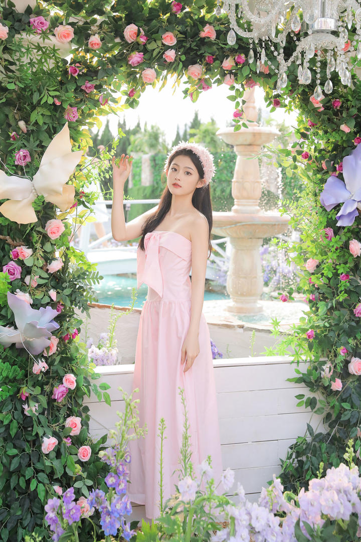 清纯萌妹婚纱照