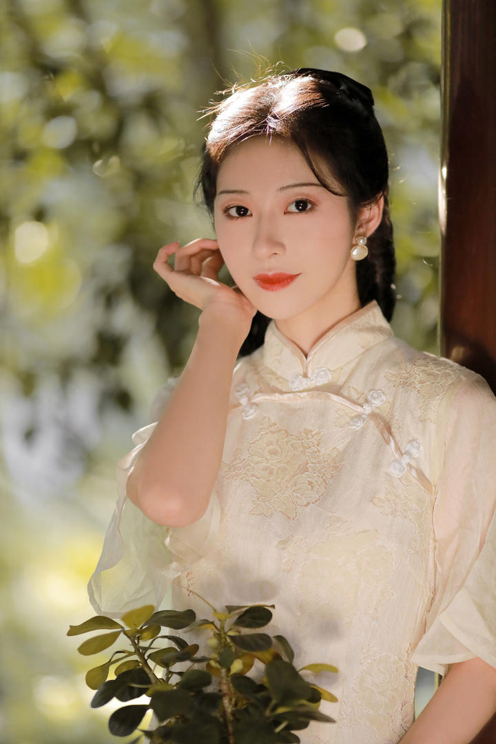 温柔治愈古典美女艺术写真图片大全