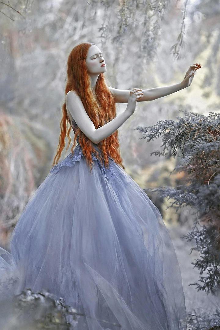 欧美唯美女生艺术写真图片