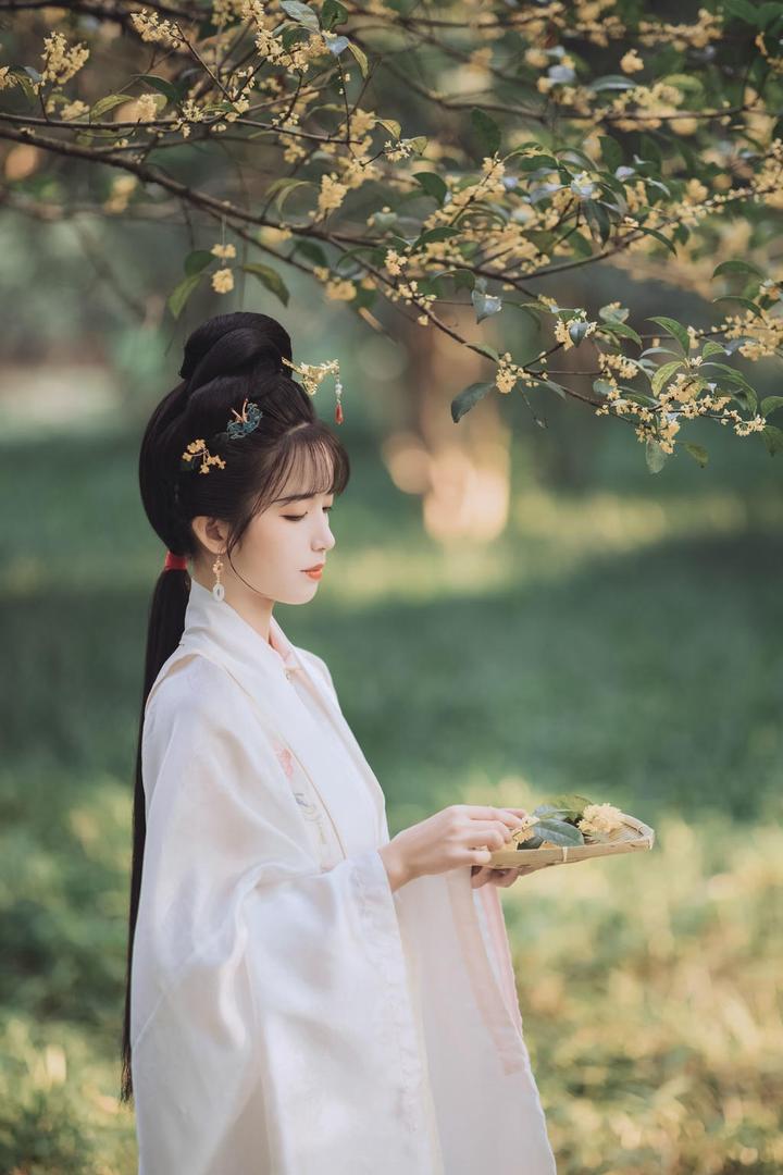 清新脱俗的唯美古装美女写真图片