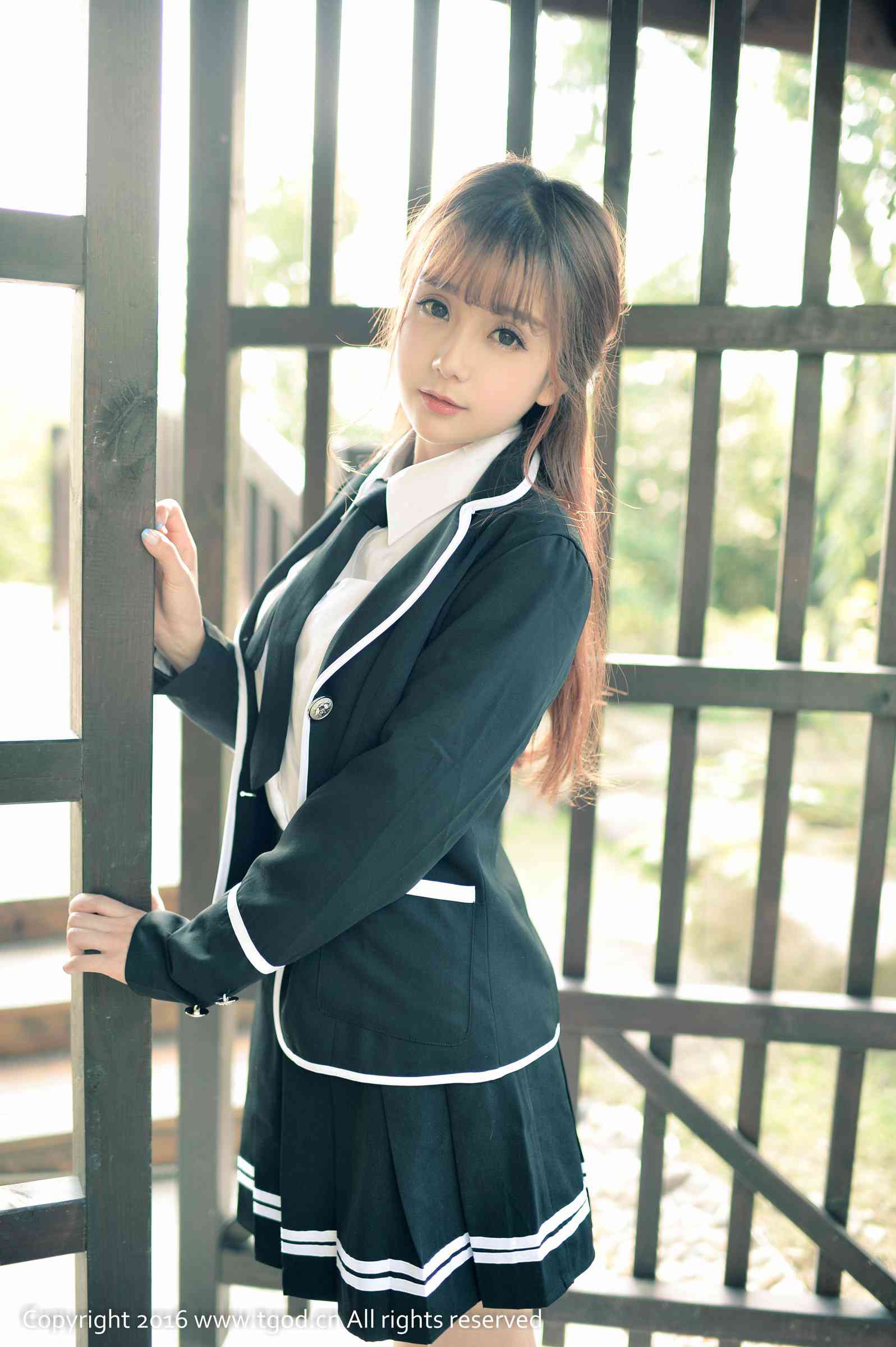 TGOD推女神萝莉教主小九Vin校服制服诱惑清纯养眼