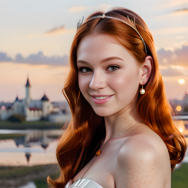 性感卷发一字肩婚纱美女图片