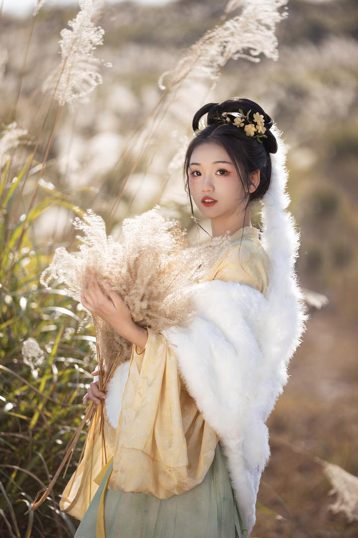 优雅漂亮的古装美女主播网红艺术照写真图片