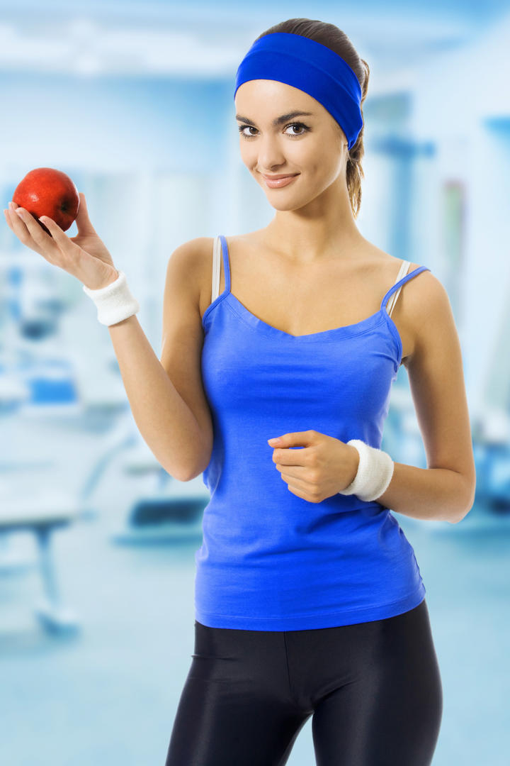 欧美美女健身教练