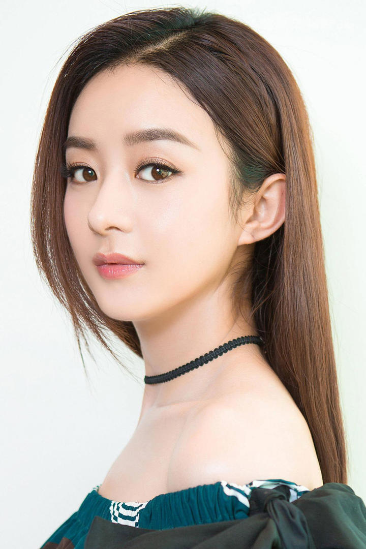 长发披肩赵丽颖图片