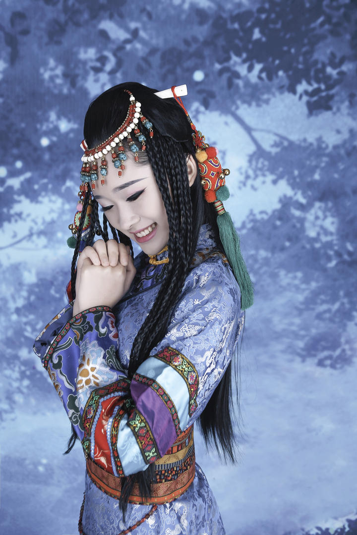 4K超清蒙古族少女图片人像艺术摄影写真图片