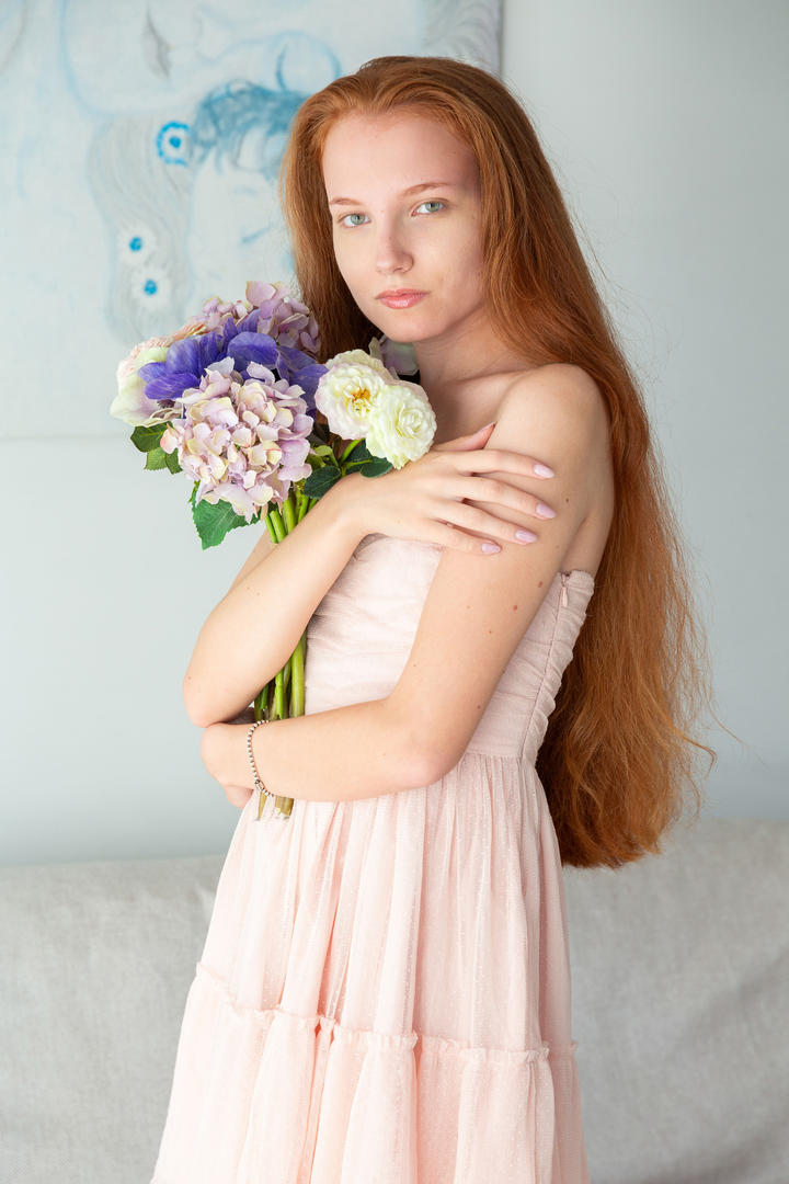 甜美欧美美女图片