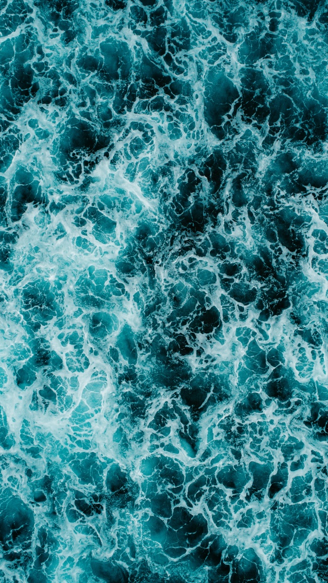 大海海浪鸟瞰图