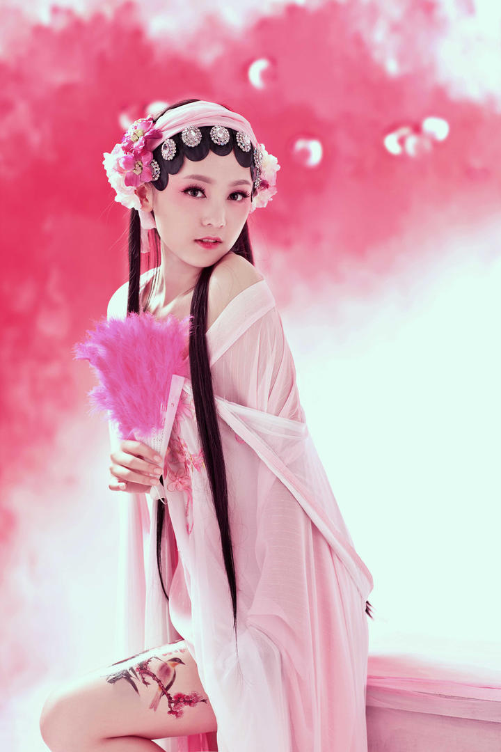 唯美性感古装美女人体艺术摄影写真图片