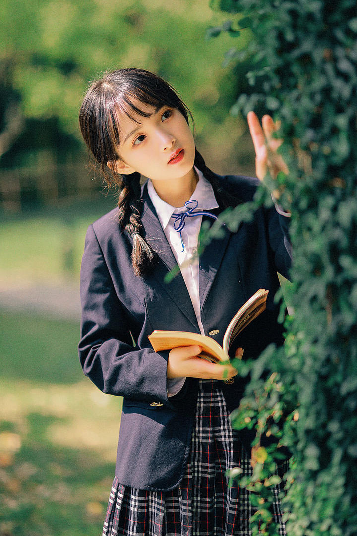 超清可爱清纯校服美女学生摄影写真