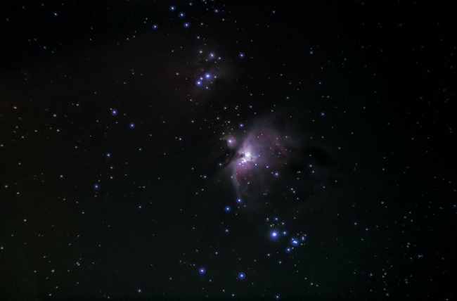 夜空中闪耀的星星图片