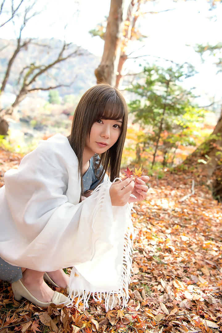 日本美女野外写真高清