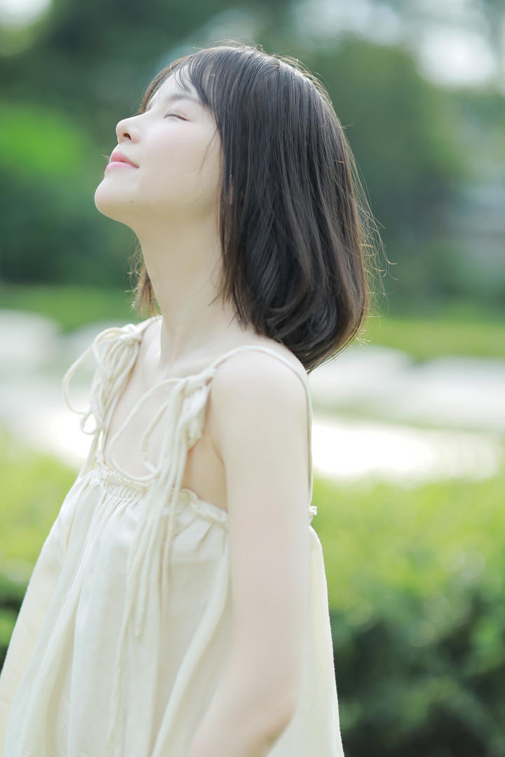 唯美意境短发女孩高清手机壁纸图片大全