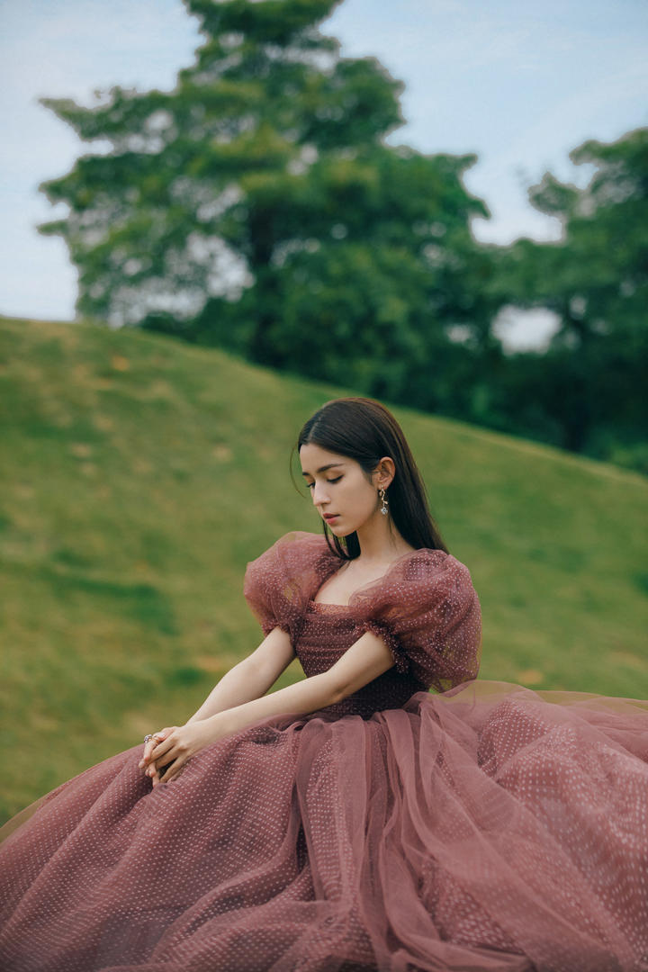 唯美养眼中国美女明星哈尼克孜清纯美女写真壁纸图片