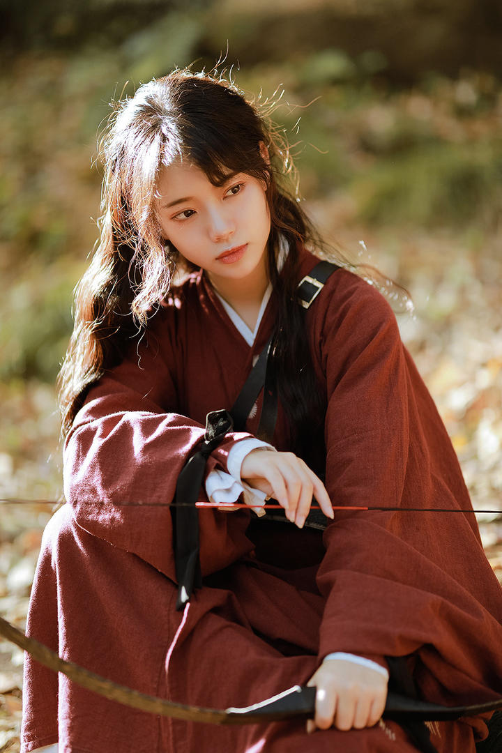 清纯气质古装美女花木兰人像艺术写真图片