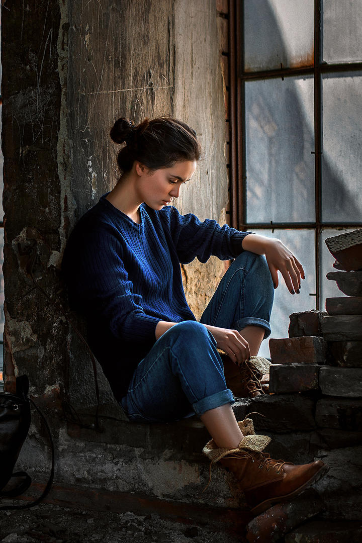 复古欧美女生艺术写真