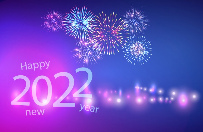 2022新年快乐壁纸图片