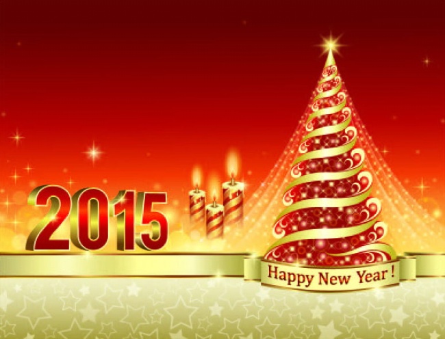 2015新年快乐英文图片