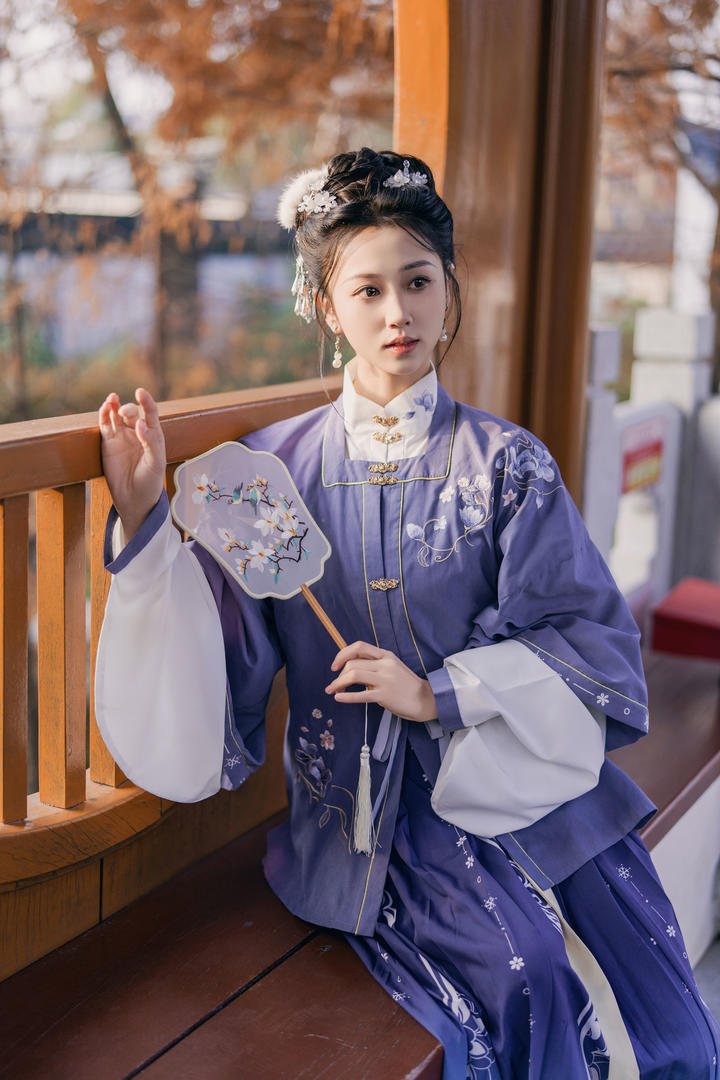 紫色古装美女大全