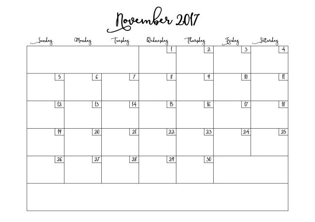 11月记事本日历图片