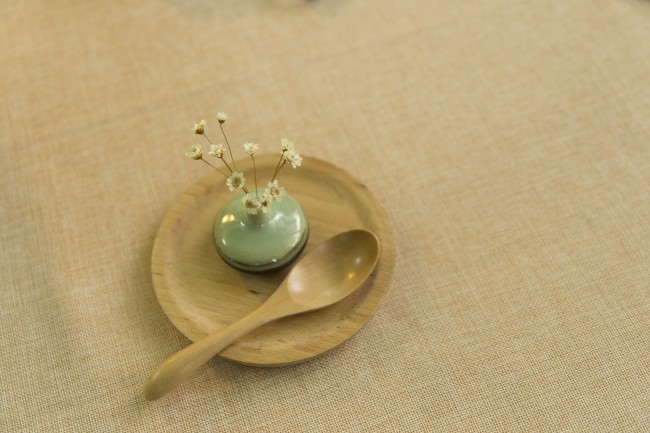 日式小插花图片