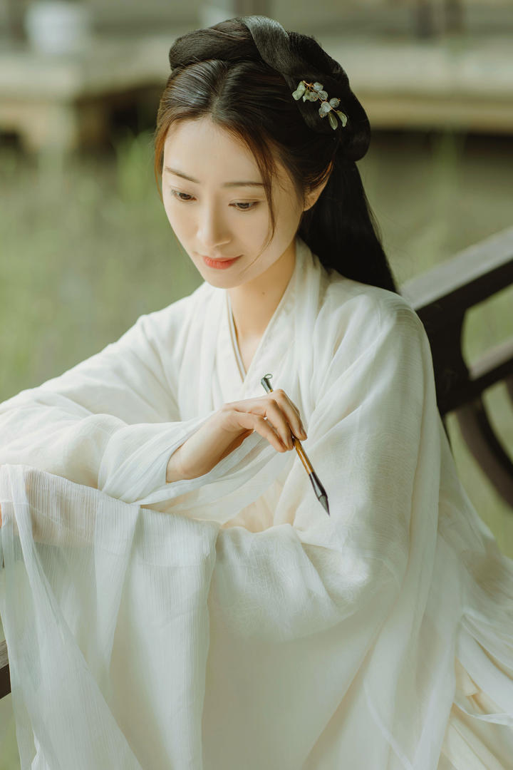 中国清纯古装美女人像艺术写真图片
