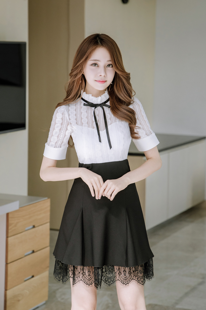 超清韩国气质卷发女神写真图片