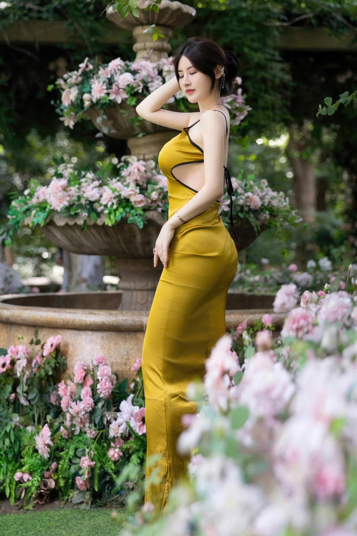 高挑身材美女模特诗诗高清人像摄影写真图片