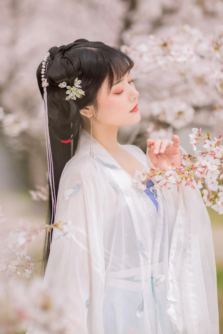 仙女般的古装小姐姐唯美艺术照图片