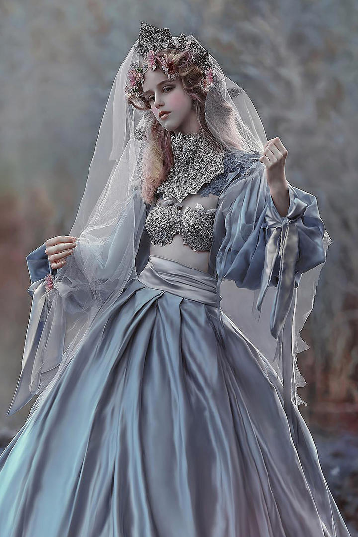 国外话剧美女艺术人像摄影图片