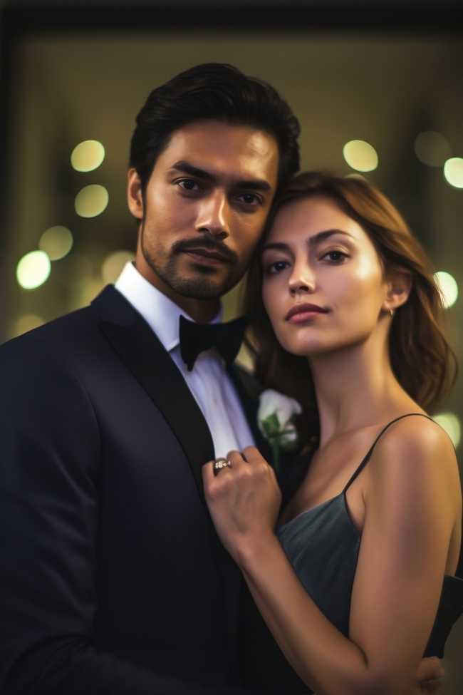 亚洲郎才女貌时尚情侣图片