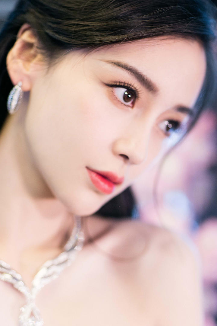 美女明星杨颖angelababy高清特写图片