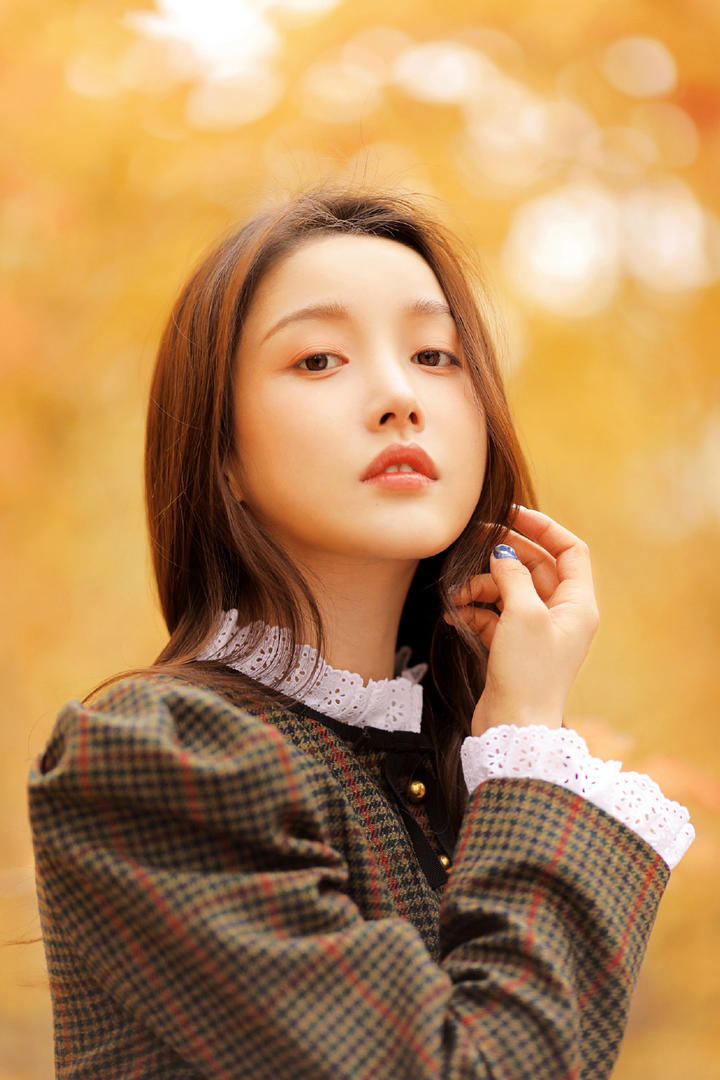 女星姜贞羽唯美浪漫写真图片