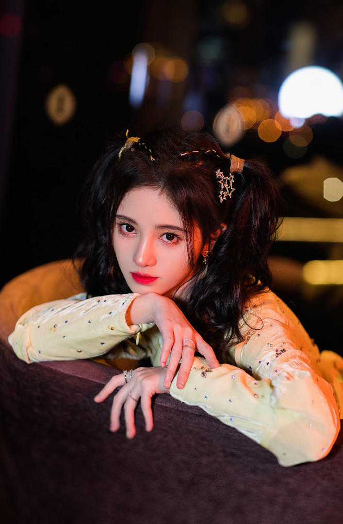 扎着双马尾的美女明星鞠婧祎女明星高清壁纸图片大全