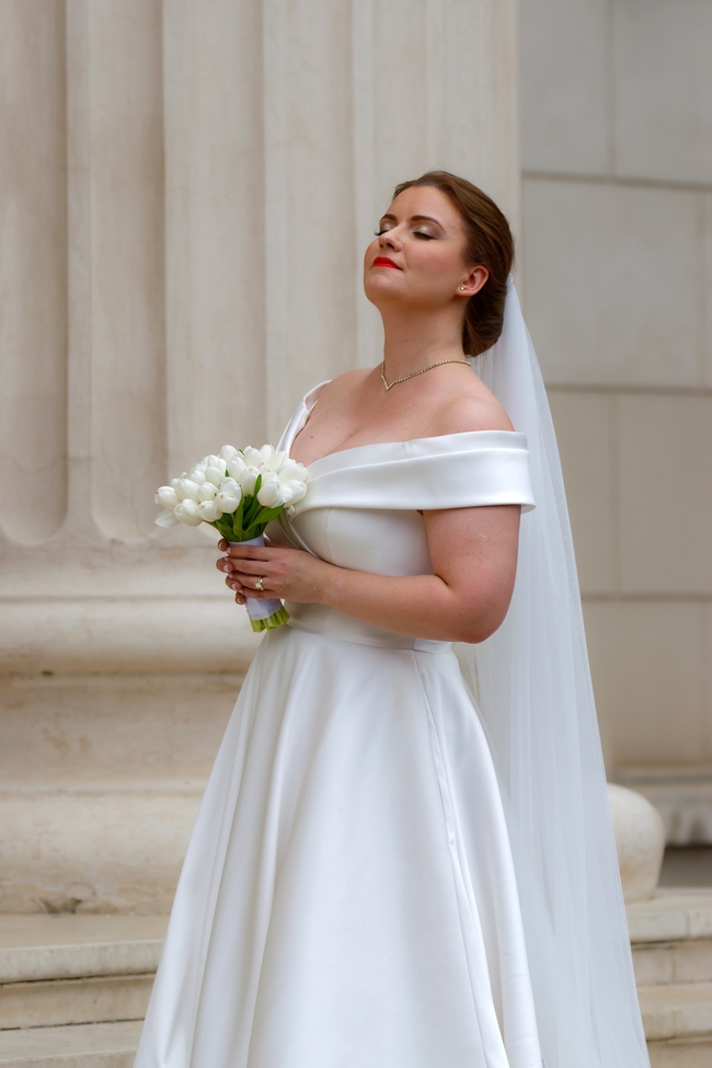 欧美新娘美女白色婚纱写真摄影图片