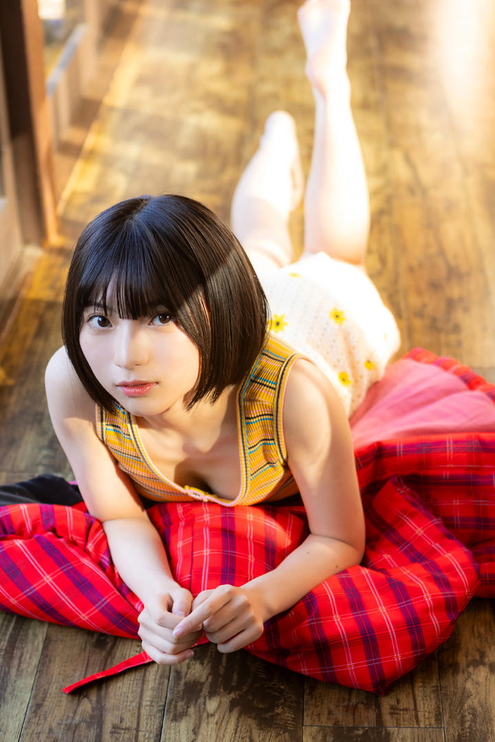 【日系短发少女蕾丝内衣写真】高清壁纸ins风纯欲卧室私房照