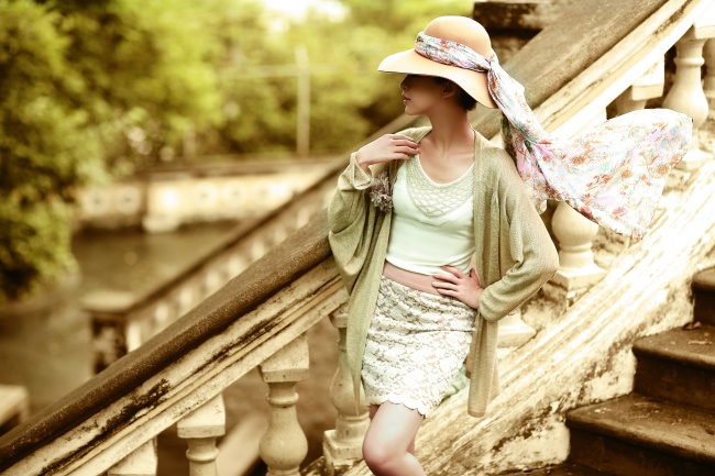 韩国街头美女图片