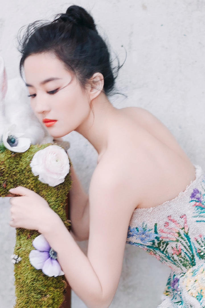 华裔美女明星刘亦菲高清艺术写真图片