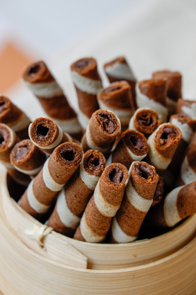 香酥巧克力鸡蛋卷图片