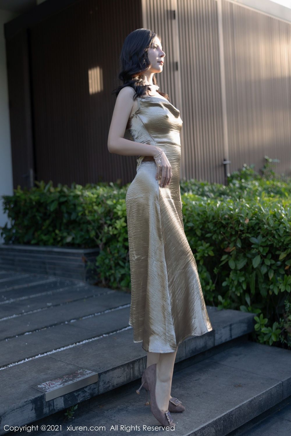 秀人网美女模特小蛮妖x花样百变情趣风格服饰系列深圳旅拍