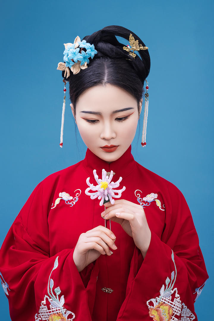 4K高清唯美古风头像女图片