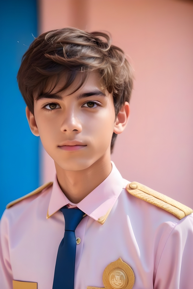 年轻小鲜肉行李服务员帅哥写真图片