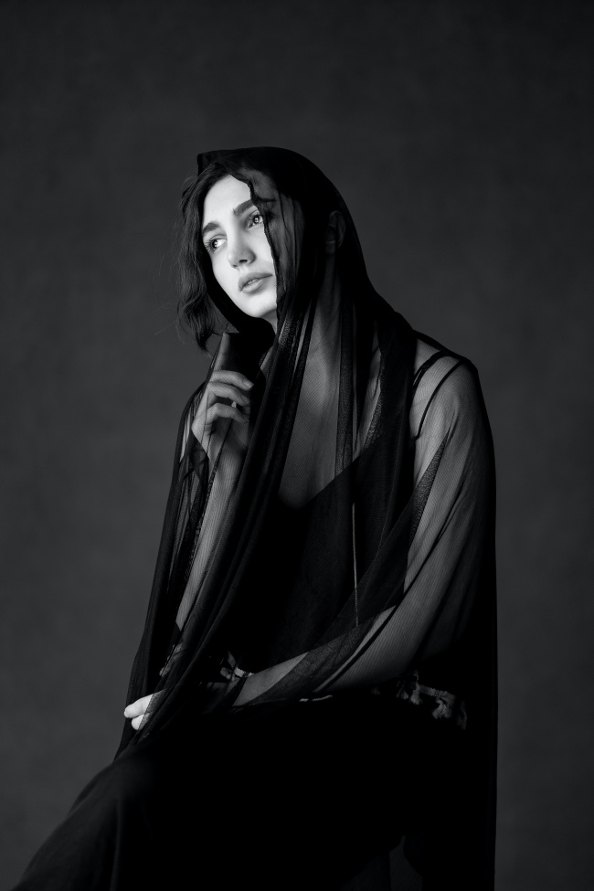 欧美黑色艺术人像写真图片