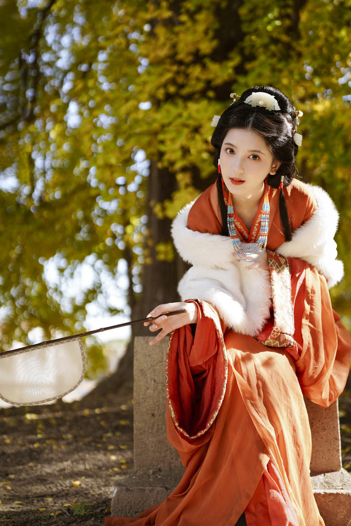 国潮古装汉服美女主播个人艺术照大全