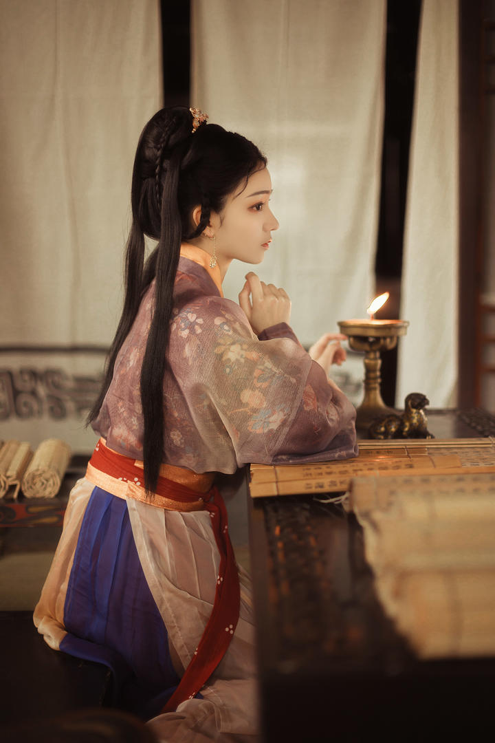 唯美古装美女猫夏小卡艺术摄影写真图片
